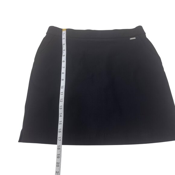 Rafaella Womens Black A Line Short Skort Size M Viscose Blend - Picture 5 of 8